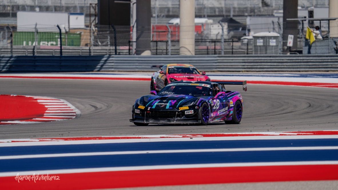 The #28 at Circuit of the Americas