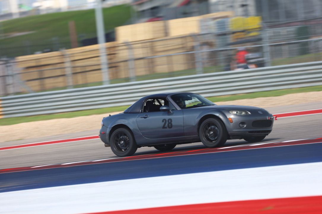 Coaching an HPDE driver at COTA