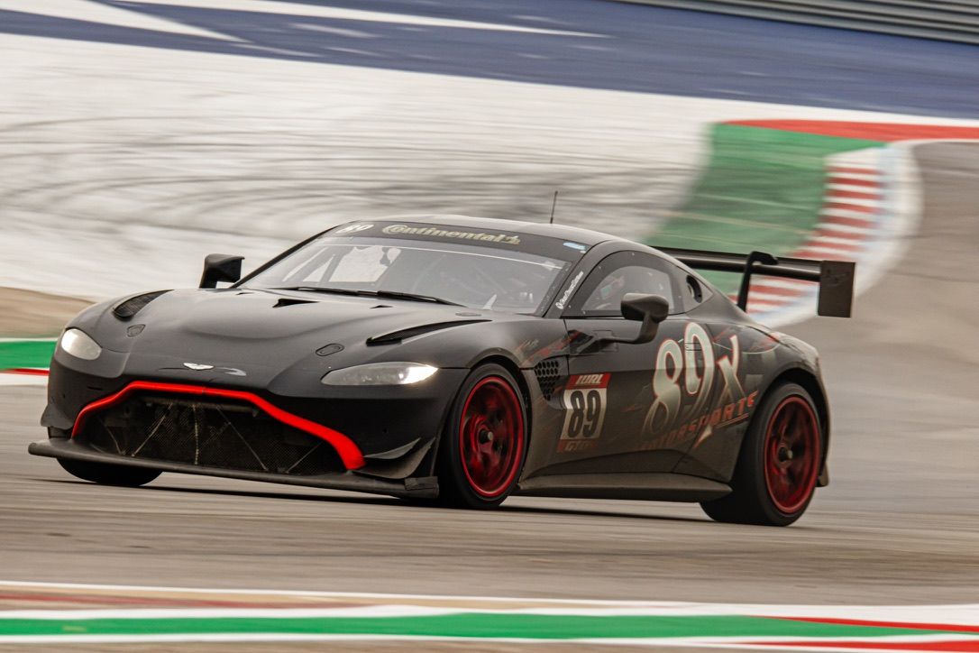 The 89x Aston Martin GT4 at COTA